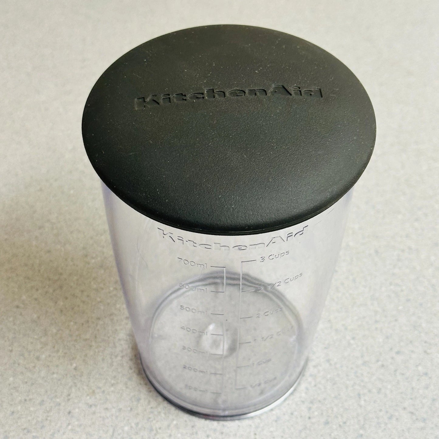KitchenAid® 3 Cup 700ml BPA-free Blending Jar Cup Accessory Hand Blender OEM (Lid not included)