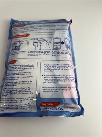 Moisture Absorber Hanging Closet Dehumidifier Bag By VACPLUS