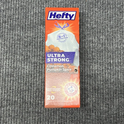 Hefty - Ultra Strong Trash Bags - Brand New - Pumpkin Spice 13 Gallon (20 Ct)