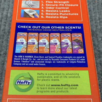 Hefty - Ultra Strong Trash Bags - Brand New - Pumpkin Spice 13 Gallon (20 Ct)