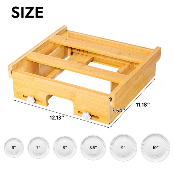 VIVIRBIEN paper plate container/dispenser