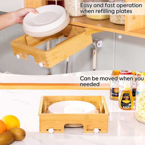 VIVIRBIEN paper plate container/dispenser