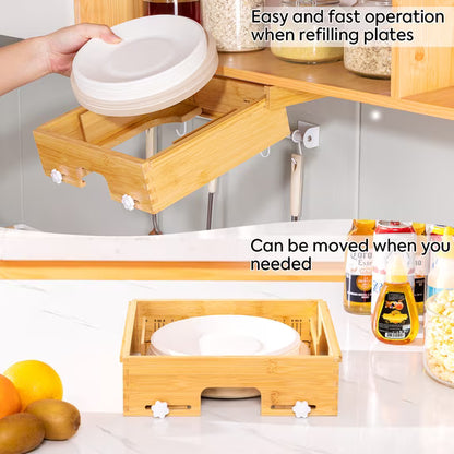 VIVIRBIEN paper plate container/dispenser