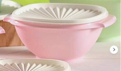 Tupperware Servalier Bowl Pastel Pink 4-cup/950 mL