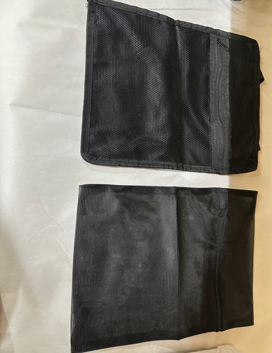 Black storage bags