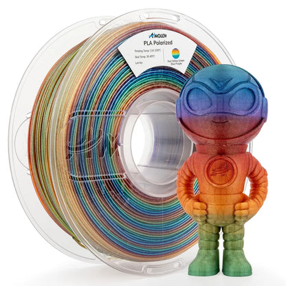PLA Galaxy / Sparkle & Shiny 1.75mm, 1KG/2.2LB (Galaxy - Red Yellow Green Blue Purple)