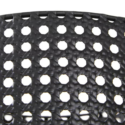 Set of 3 Metal Punched Planter Black - CosmoLiving by Cosmopolitan: Indoor/Outdoor, No Assembly Required, Decorative