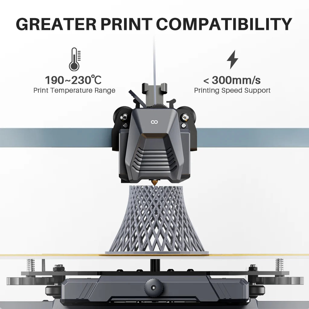ELEGOO PLA PRO Filament 1.75mm White 1KG, 30-250mm/s Printing Speed Improved Rigidity 3D Printer Filament Dimensional Accuracy +/- 0.02mm, 1kg Spool (2.2lbs)