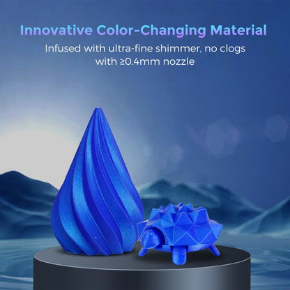 Flashforge PLA Filament 1.75mm, 1KG/2.2lbs PLA 3D Printer Filament, Skydiver