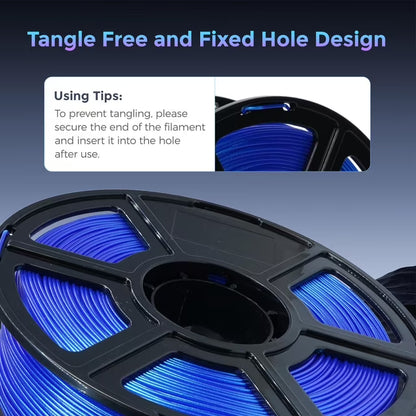 Flashforge PLA Filament 1.75mm, 1KG/2.2lbs PLA 3D Printer Filament, Skydiver