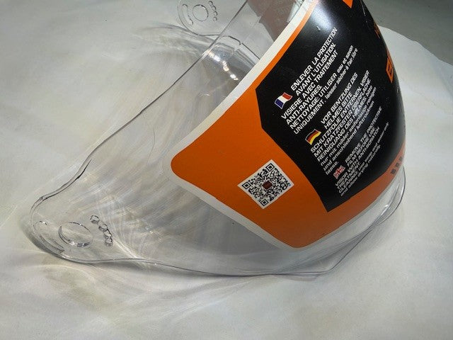 BEON unisex adult Open Face Beon Magna Touring Helmet Replacement Shield, Clear