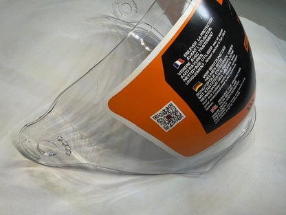 BEON unisex adult Open Face Beon Magna Touring Helmet Replacement Shield, Clear