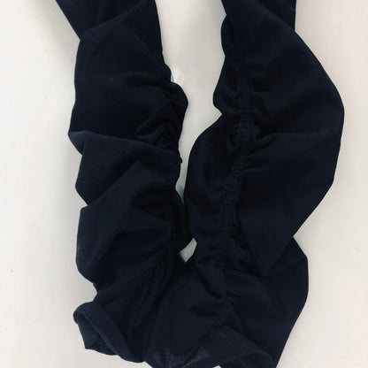 Gloves Long Black Full Length Fabric Costume Dress Evening Ladies Small Unlined
