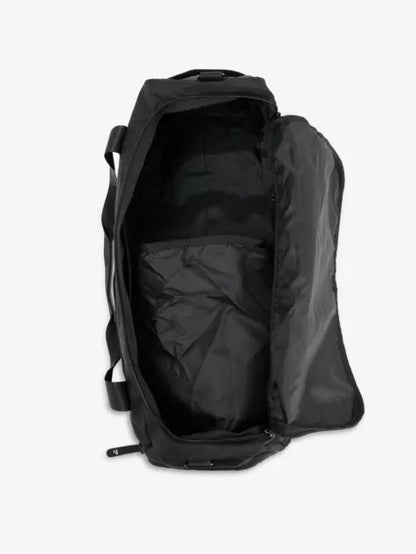 Gymshark - Twin top-handles, adjustable and detachable strap, contrast slip pocket and embossed branding at front, contrast mesh pocket at side, zipped pocket at side, branded at base, one main compartment, interior zipped pocket, lined (Black)