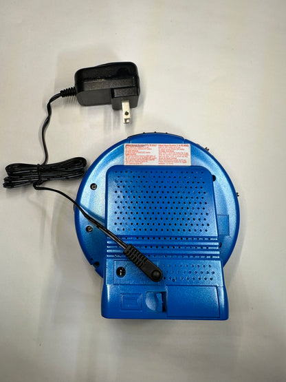 Sonic Bomb Extra Loud Alarm Clock, Blue, Heavy Sleepers, Battery Backup