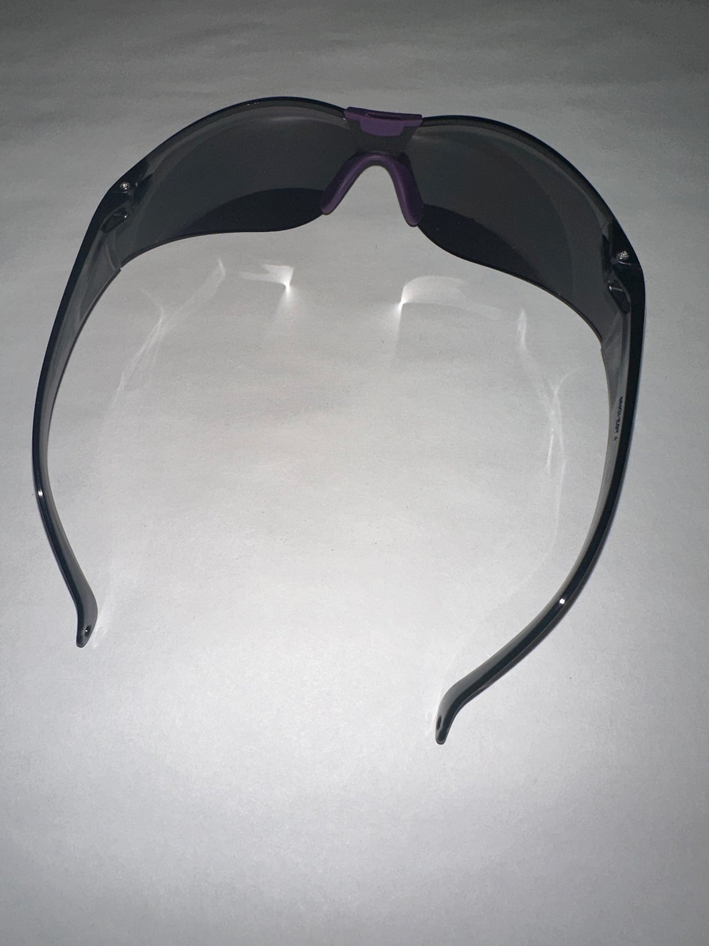 Global Vision Cruisin Safety Glasses Black Frame & Flash Mirror Lens Purple Frame & Lens