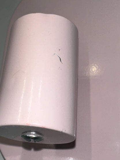 Refurbished GLOBE Electric 52102 Kiel 1-Light Plug-in or Hardwire Wall Sconce, Matte Pink, Bulb Not Included