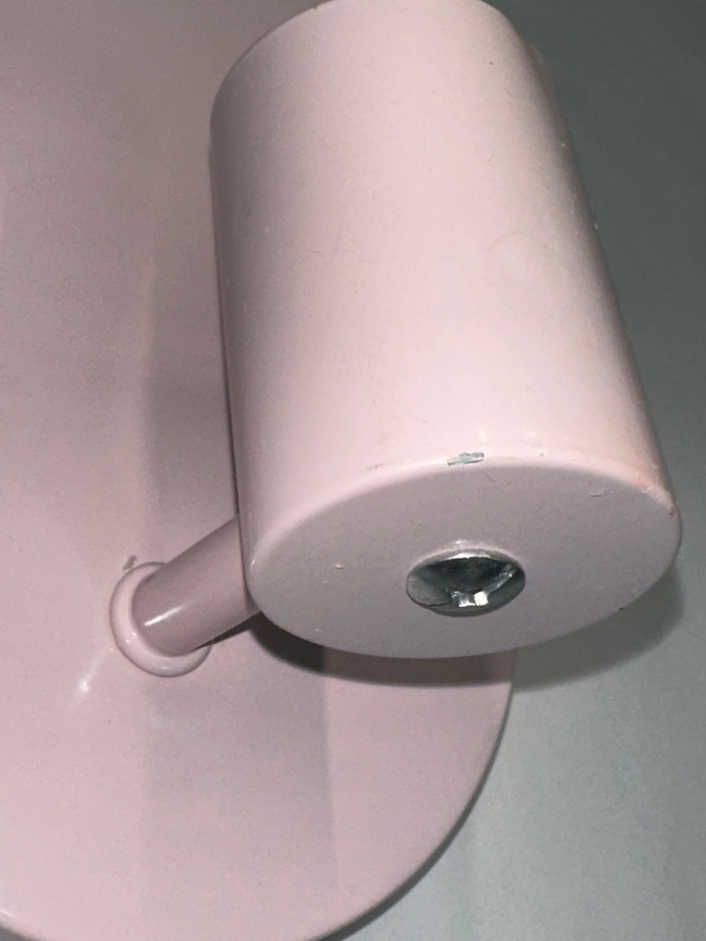 Refurbished GLOBE Electric 52102 Kiel 1-Light Plug-in or Hardwire Wall Sconce, Matte Pink, Bulb Not Included
