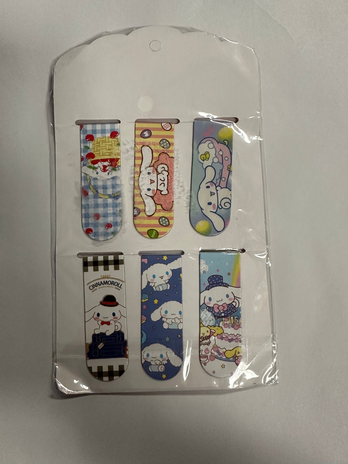 6pcs/set Sanrio Kuromi Magnetic Bookmark Cartoon Bookmark Kawaii School Supplies-Image 5/9 is the correct match for found product