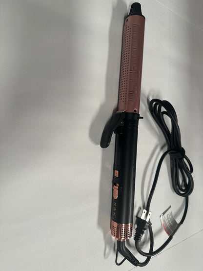 K&K Certified Ceramic Infrared Hair Curler 360 Degree Rotating Power Cord Electric Household Curling Iron