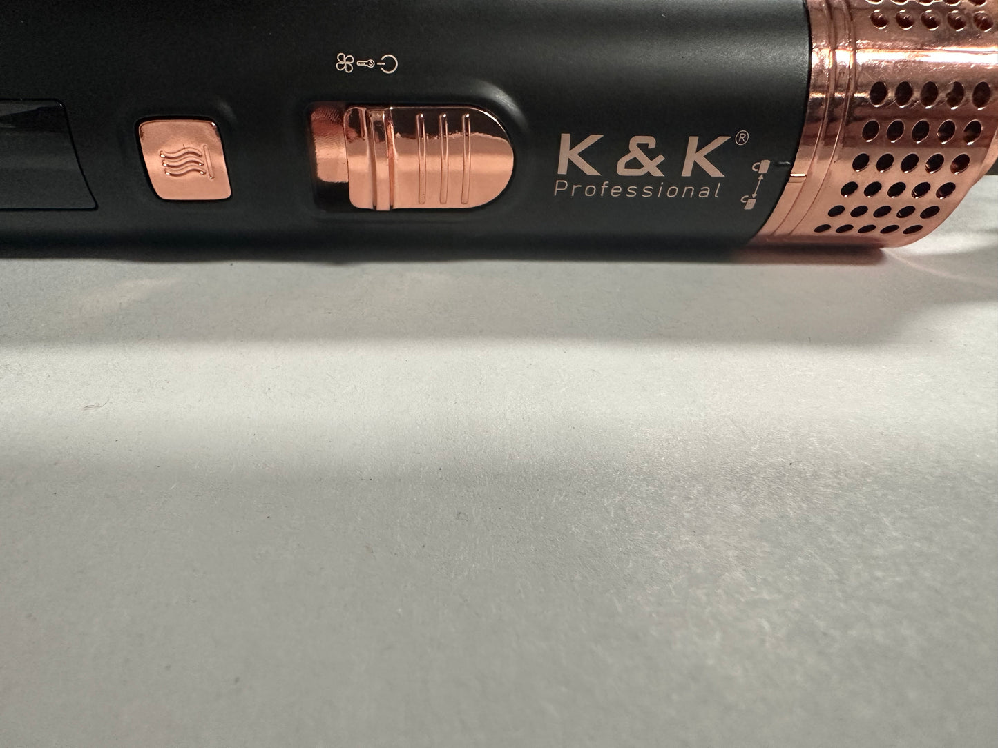 K&K Certified Ceramic Infrared Hair Curler 360 Degree Rotating Power Cord Electric Household Curling Iron