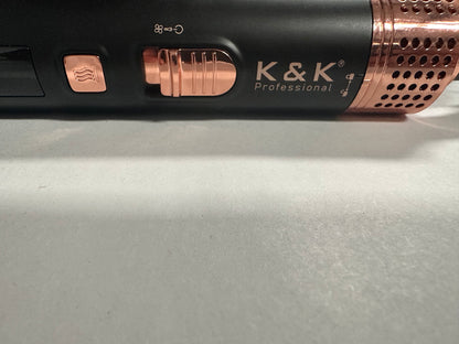 K&K Certified Ceramic Infrared Hair Curler 360 Degree Rotating Power Cord Electric Household Curling Iron