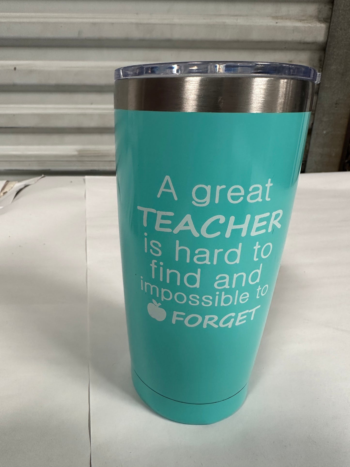 A Great Teacher Is Hards To Find And Impossible Tumbler Coffee Tumbler 20 oz Tumbler with Lid and Straw Insulated Tumblers Stainless Steel Tumblers