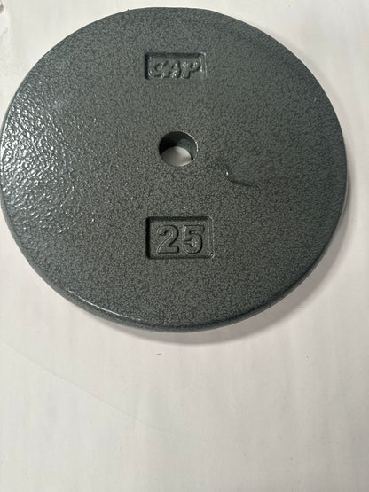 CAP Barbell Cast Iron Standard 1-Inch Weight Plates Multiple Options