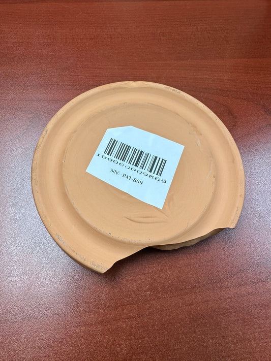 PATIKIL 6 Inch Round Ceramic Plant Saucer, Plant Saucer Tray Flower Planter Drip Tray for Indoors Outdoors Patio Balcony, Terracotta