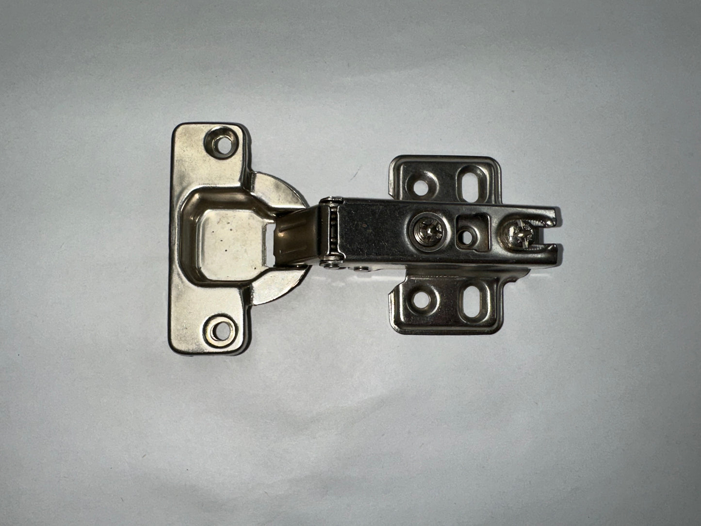 Single Replacement Screws Clothes Hangers Fixed Metal Cabinet Concealed Hinge 22mm
