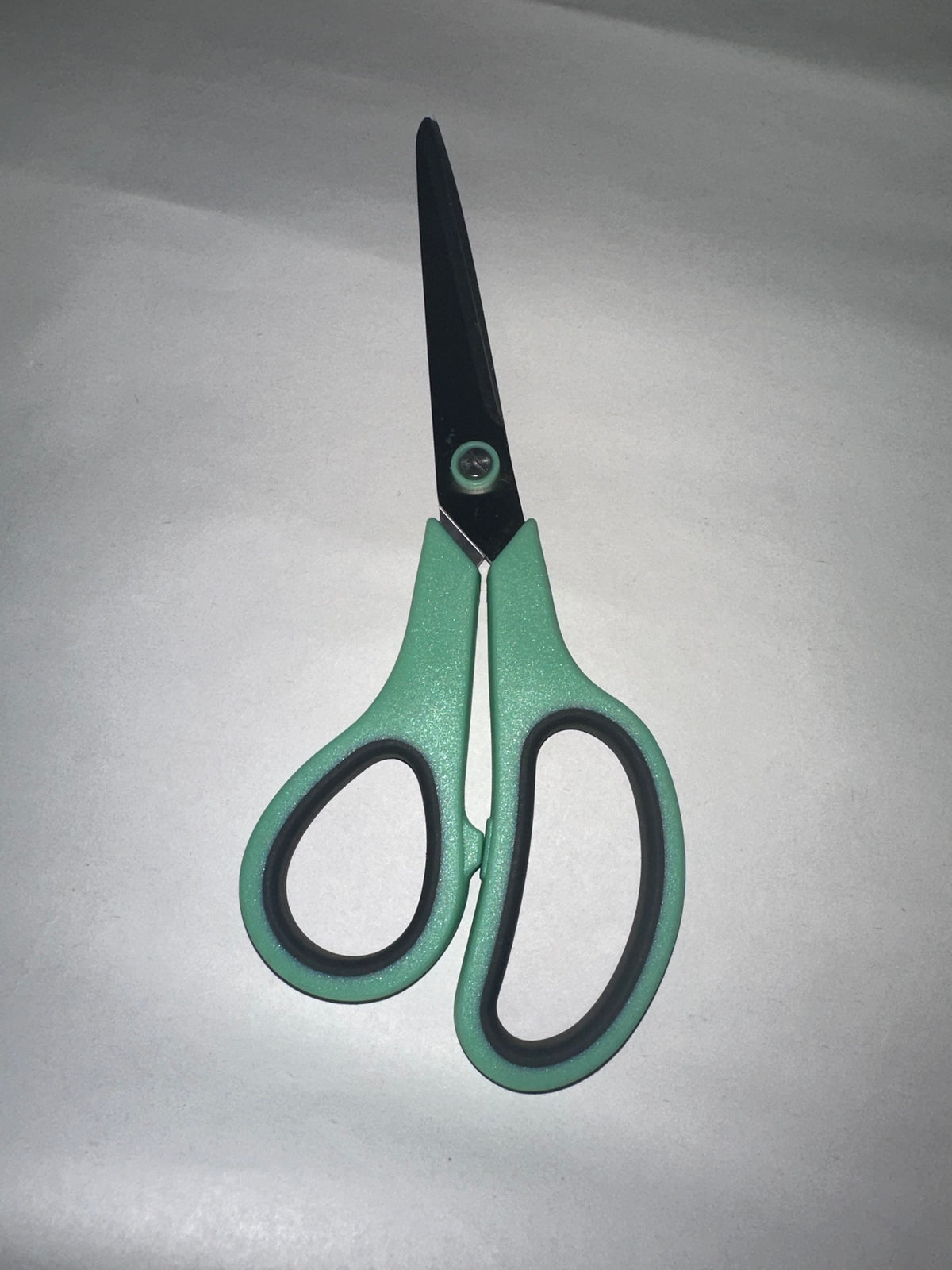 Westcott 8" Straight Stainless Steel Soft Handle Scissors (Turquoise)