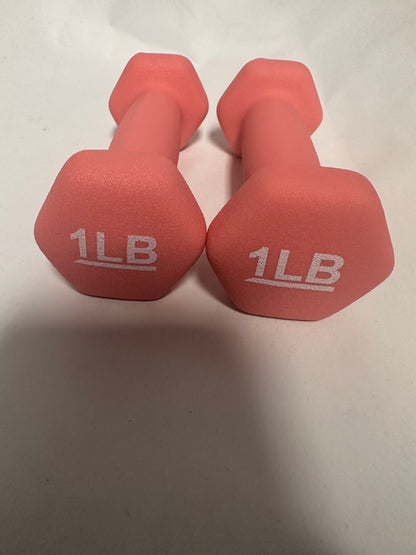 Basics Neoprene Dumbbell Hand Weights for Exercise and Muscle Toning