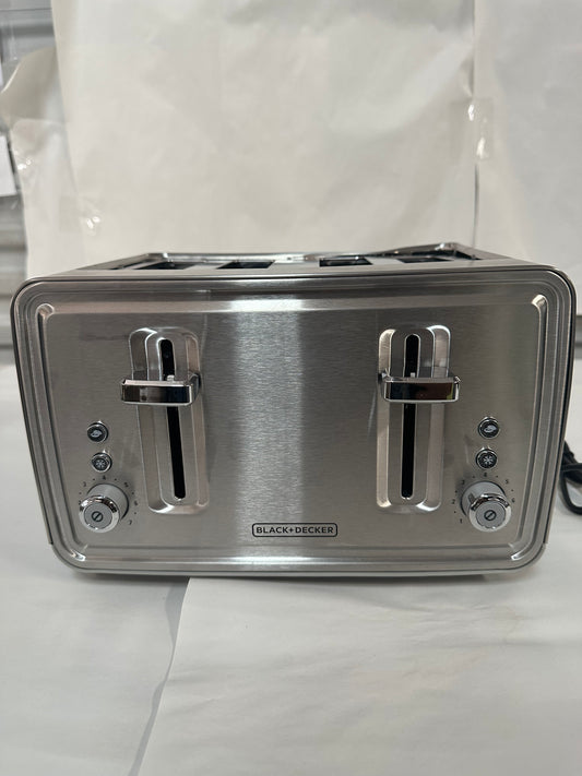 BLACKDECKER 4-Slice Toaster, Stainless Steel, TR4900SSD