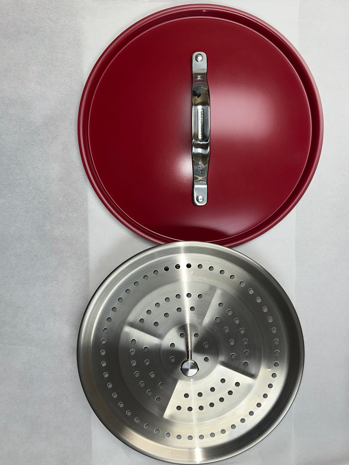 Tramontina 5-Quart All-In-One Ceramic Non-Stick Pan, Red