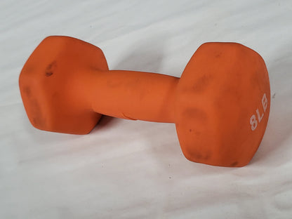Fitvids Dumbbell 8 lb Hand Weight Neoprene Coated Exercise & Fitness Dumbbell