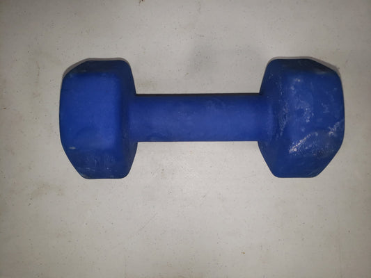 Pone First 10 lb Dumbbell Hand Weight (Single) – Neoprene Dumbbell Color Coded Hex Shaped Free Weights