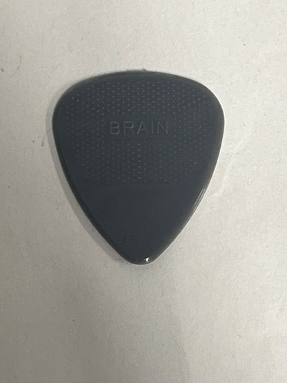 D'Andrea Snarling Dog Brain Nylon Guitar Picks 12 Pack with Tin Box (Gray, 0.53mm)