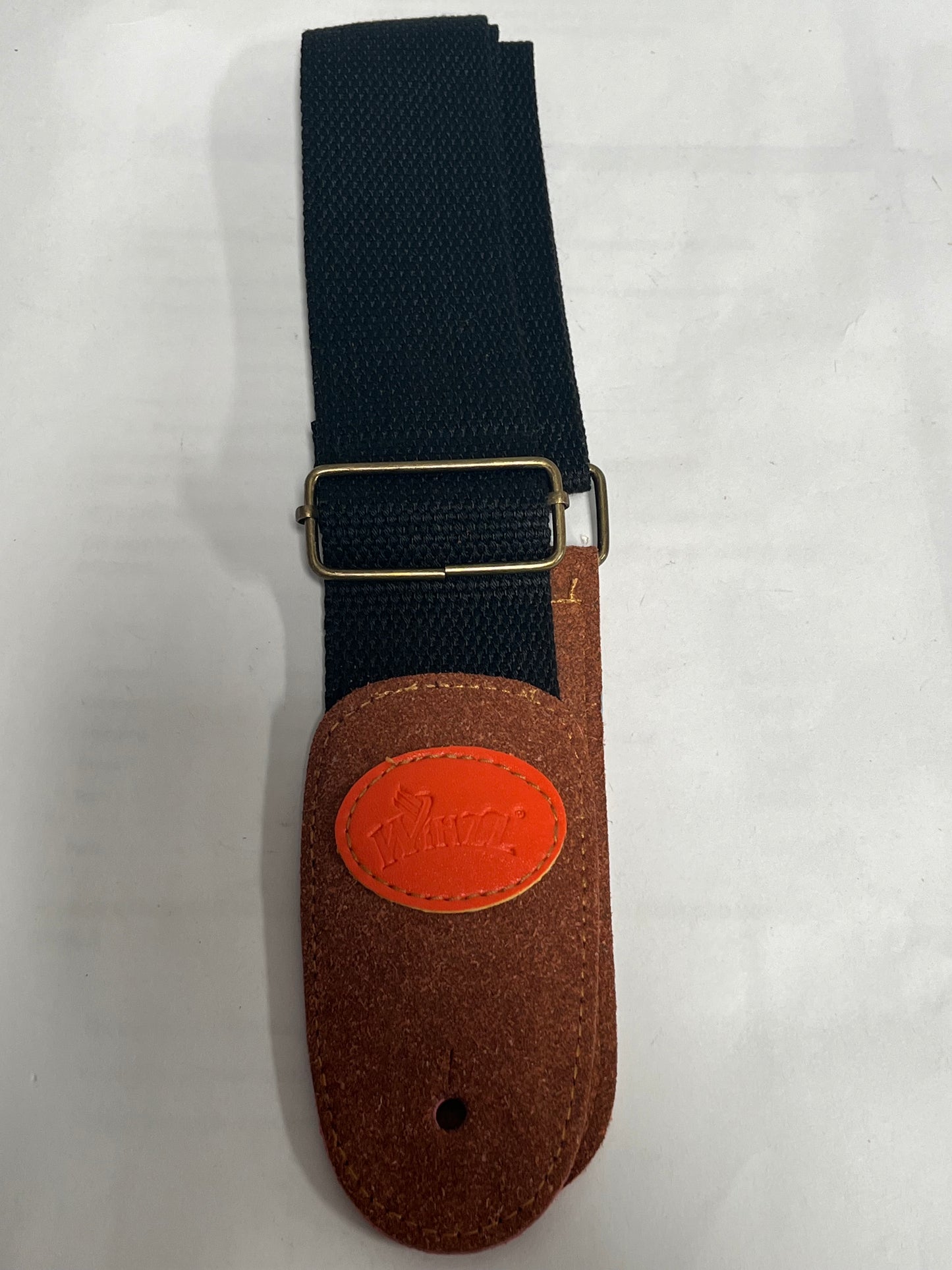 Winzz Guitar Strap for Acoustic and Electric Guitars (BLACK)
