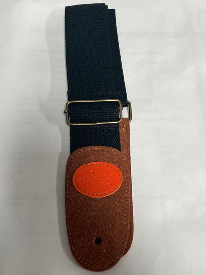 Winzz Guitar Strap for Acoustic and Electric Guitars (BLACK)
