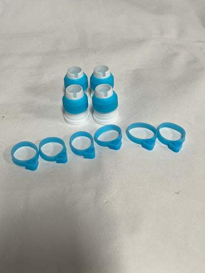 PME Icing Bag Adaptors, Set of 4
