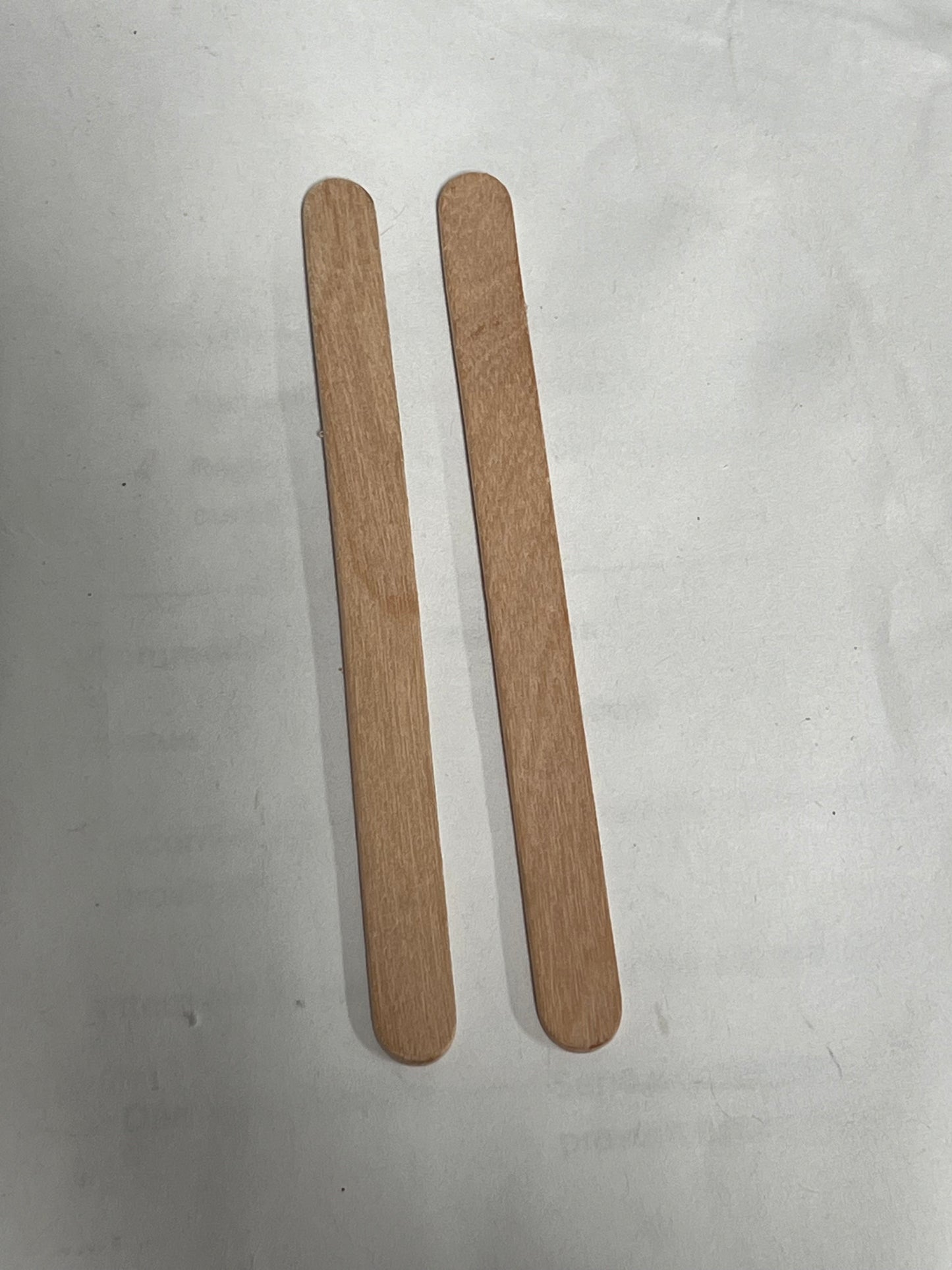 20pcs of Reusable Acrylic Sticks for Ice Cream,Popsicle,Kids Projects,Classrooms,Home,Party and More (Wooden Tan, 4.72’’ Long)