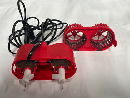 Happyyami Aquarium Pump Dual Motor Vibration Water Pump for Freshwater Saltwater Tanks Easy Suction Cup Installation Model