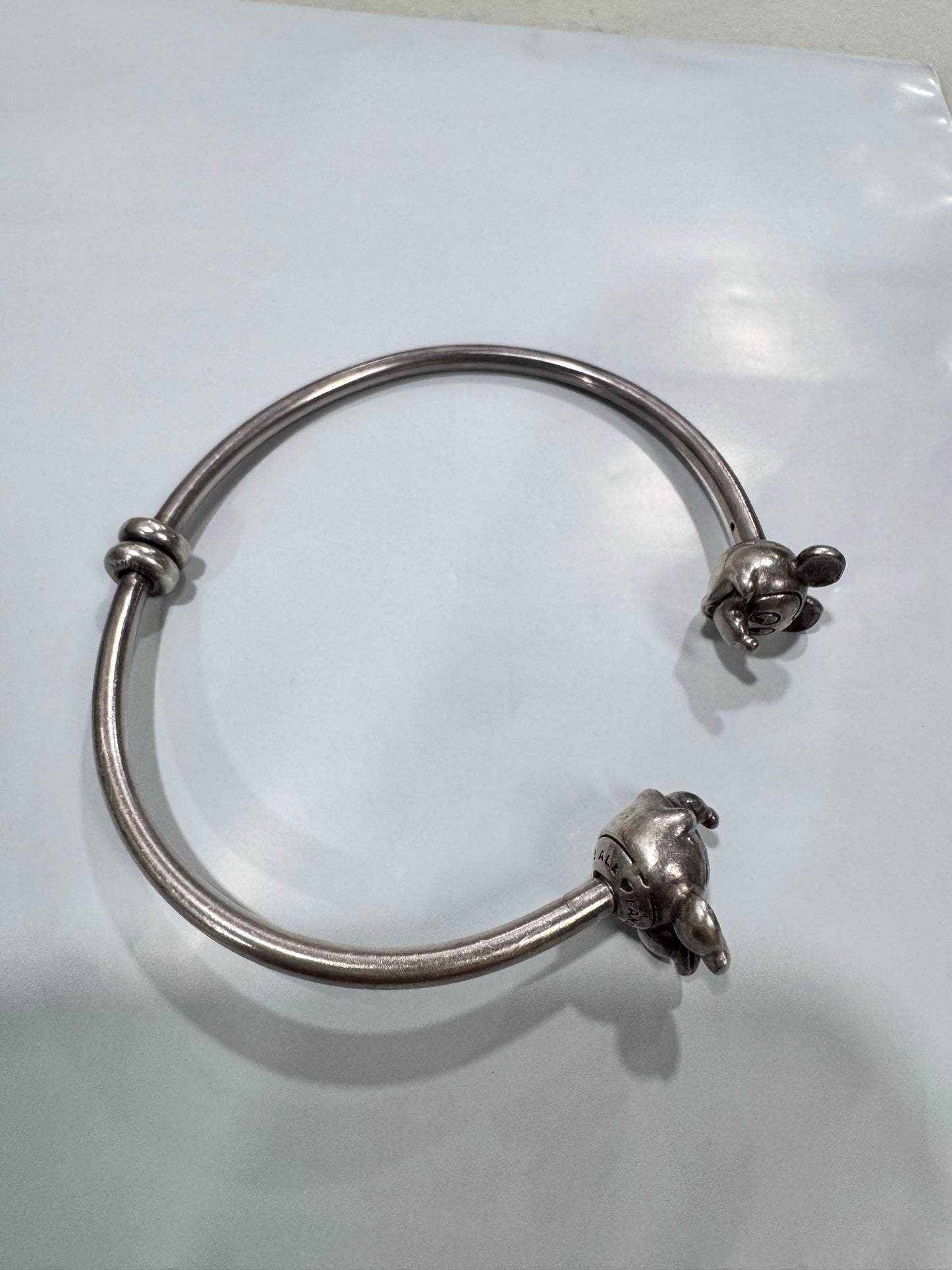 Pandora Bracelet - Mickey Mouse Design - Silver