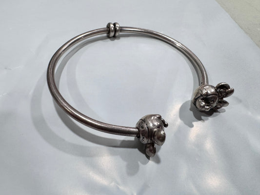 Pandora Bracelet - Mickey Mouse Design - Silver
