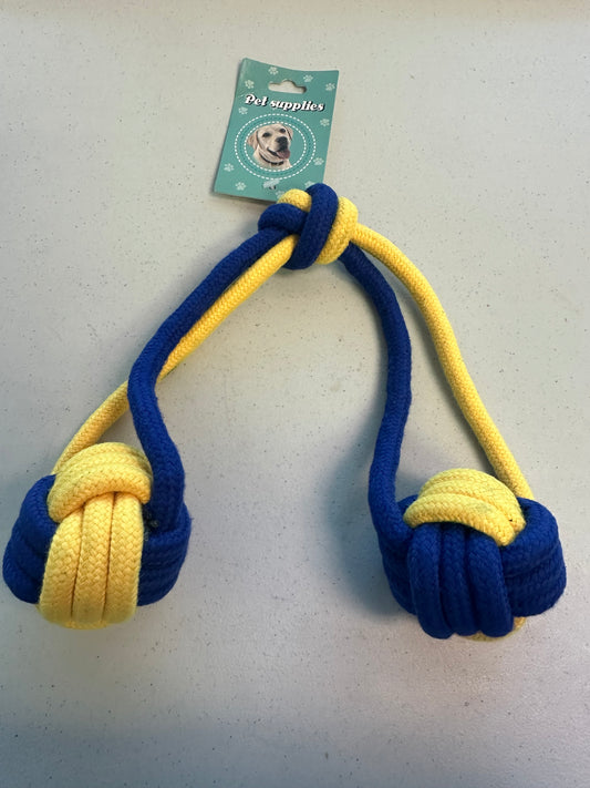 New Cotton Rope Dog toys For Small/Medium Dogs Interactive Dog Chew Toys Durable Ball Toy For Dogs Chewing Pet Supplies