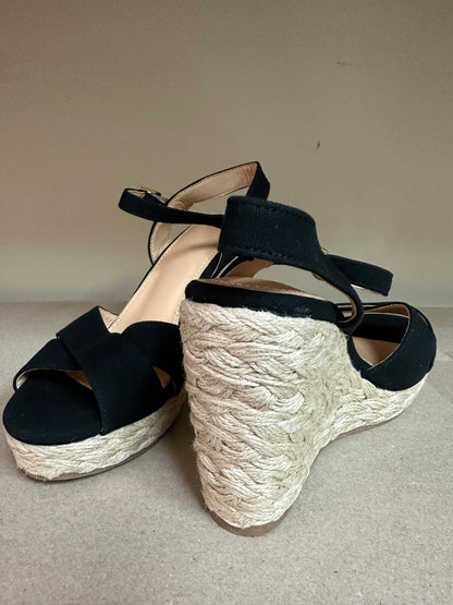 Wedge Platform Sandals for Women, Ankle Strap Buckle Open Toe Sandals Dressy Heels