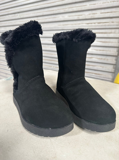 CUSHIONAIRE Women's Heather pull on boot +Memory Foam