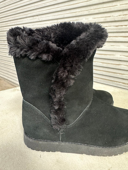 CUSHIONAIRE Women's Heather pull on boot +Memory Foam