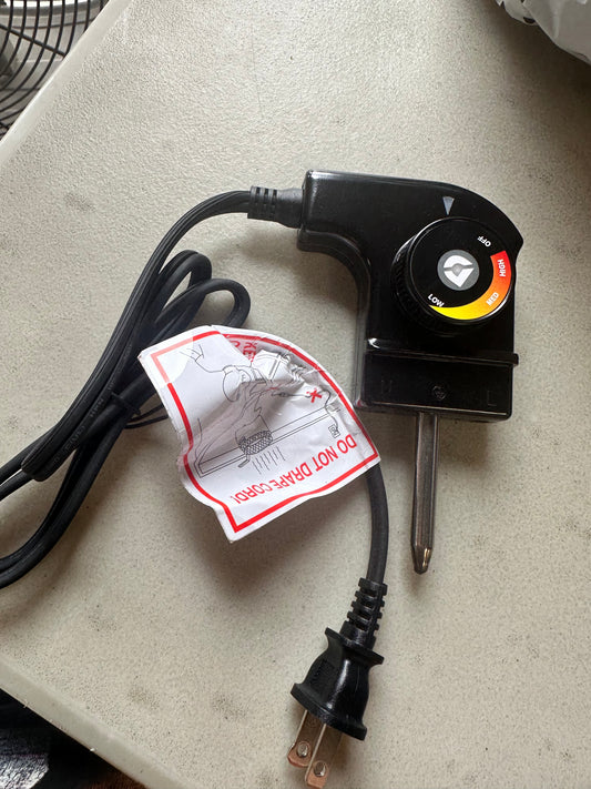 Thermostat Control Power Cord