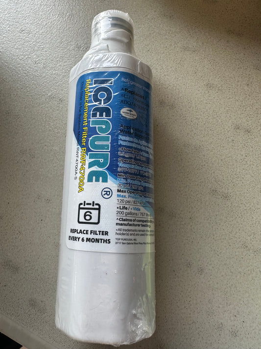 ICEPURE ADQ747935 Replacement for LG LT1000P MDJ64844601, Kenmore Elite 46 9980, ADQ74793501 LT1000PC LT1000 ADQ74793502, LMXS28626S, LMXC23796S, LFXS26973D Refrigerator Water Filter 1 Pack